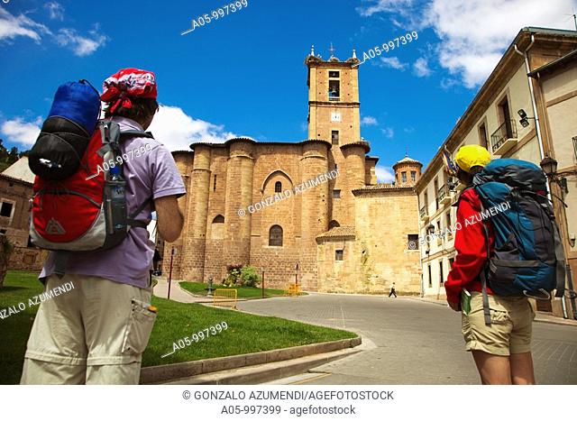 Monastery of Santa Maria la Real, Najera, Way of St James, La Rioja, Spain