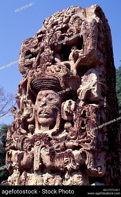 Copan, Mayan Temple - Honduras