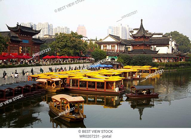 Nanjing the Confucius Temple, Confucius Temple, Fuzimiao Qinhuai River