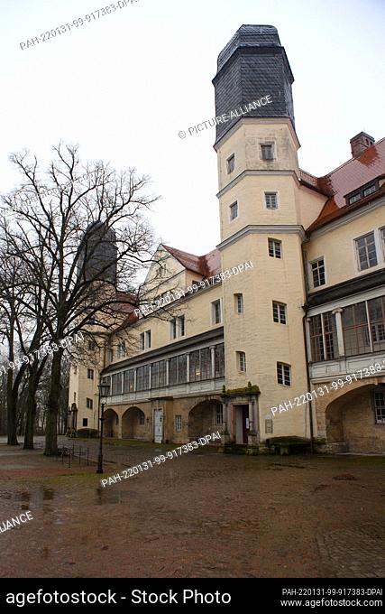 31 January 2022, Saxony-Anhalt, Köthen (Anhalt): The Ludwig Building of Köthen Castle. The fund ""Mein Schloss Köthen"" (My Köthen Castle)