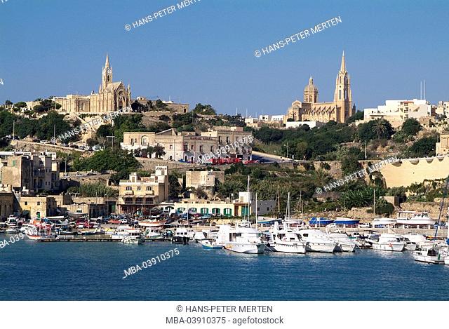 Maltese islands, island Gozo, Mgarr, harbor