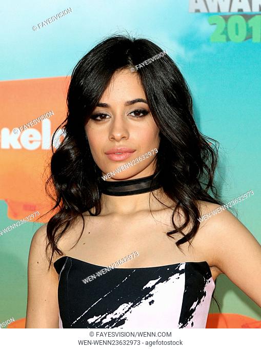 Nickelodeon Kids' Choice Awards 2016 - Arrivals Featuring: Camila Cabello, of Fith Harmony Where: Inglewood, California, United States When: 12 Mar 2016 Credit:...