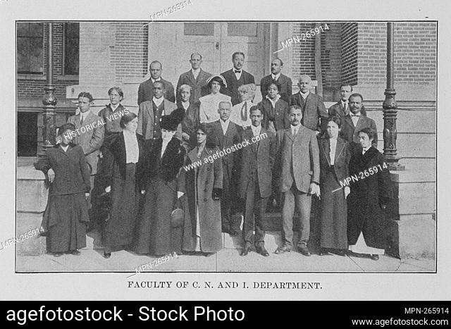 Faculty of C. N. and I. Department. Joiner, William A. (b. 1869) (Author). half century of freedom of the Negro in Ohio. Date Issued: 1915 Place: Xenia