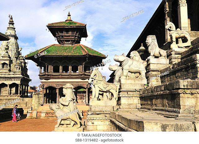 Durbar square Pashpati temple, Bhaktapur Bhadgaon Kathmandu valley Nepali
