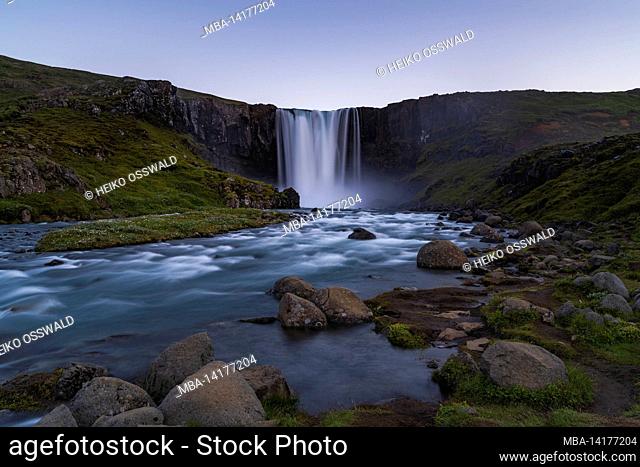 Waterfall, Gufufoss, Iceland