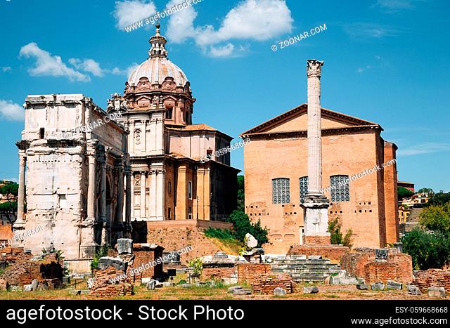 Roman Forums in Rome, Italy