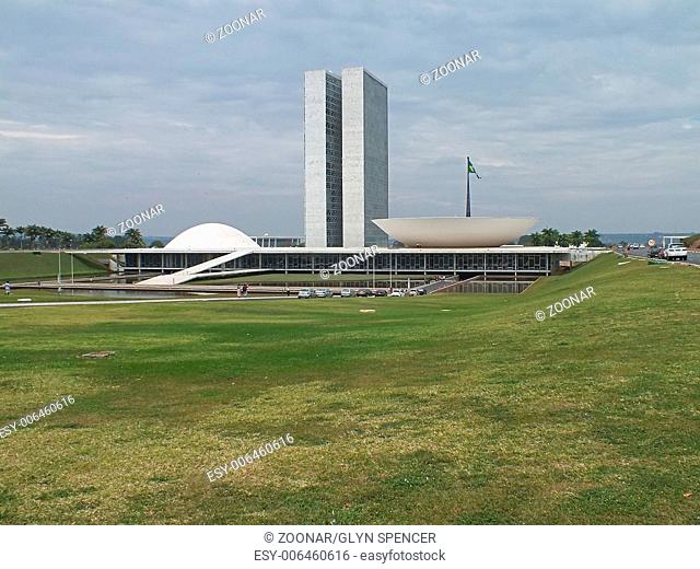 The National Congress building in Brasilia