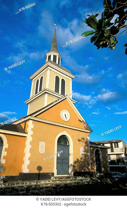 The church at Trois Ilets where Empress Josephine was baptized in 1763, Martinique