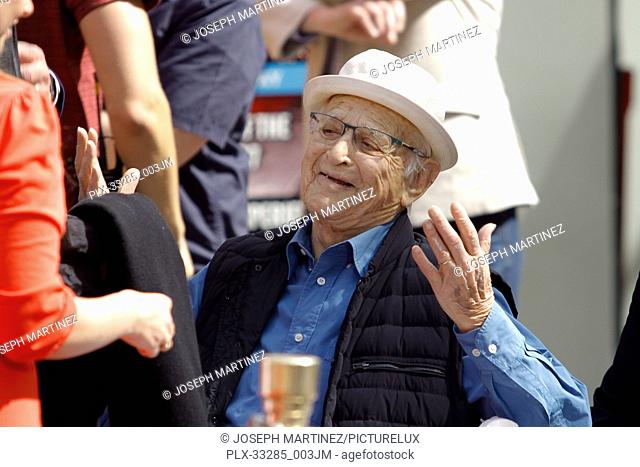 Norman Lear at the Hand and Footprint Ceremony honoring father and son, Carl Reiner and Rob Reiner, held at the TCL Chinese Theatre in Hollywood, CA