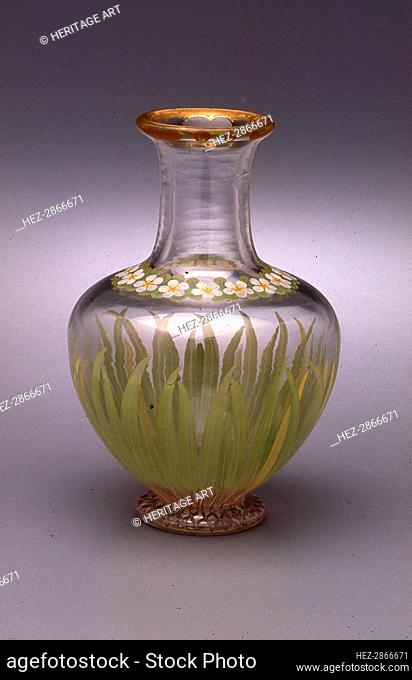 Well Spring Carafe, Lambeth, 1847. Creators: Richard Redgrave, Stangate Glass Works, John Fell Christy