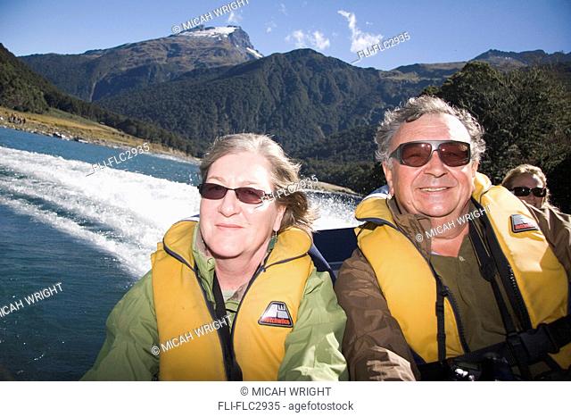 A jetboating adventure down the Wilkin River in Makarora, New Zealand