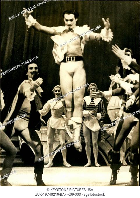 Feb. 19, 1974 - Russian danseur Valery Panov, 35, former dancer of the Kirov Ballet, asked for authorization to emigrate to Israel two years ago