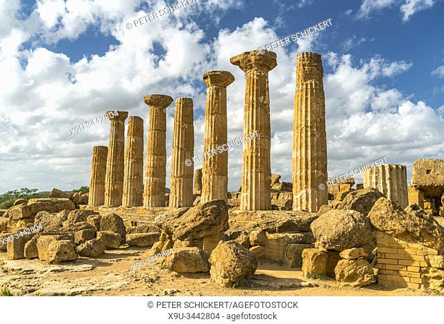 Heraklestempel, Tal der Tempel, Agrigent, Sizilien, Italien, Europa | Temple of Heracles, Valley of the Temples, Agrigento, Sicily, Italy, Europe