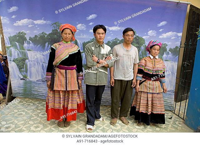 Hmong people in Bac Ha, Vietnam