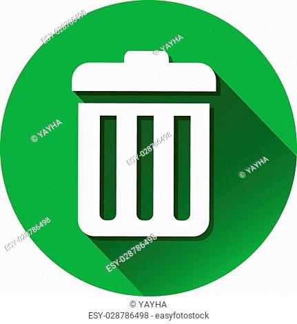 Trash bin icon great for any use