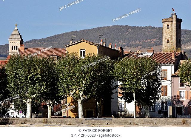 THE ROOFS OF THE TOWN OF MILLAU, AVEYRON 12, FRANCE