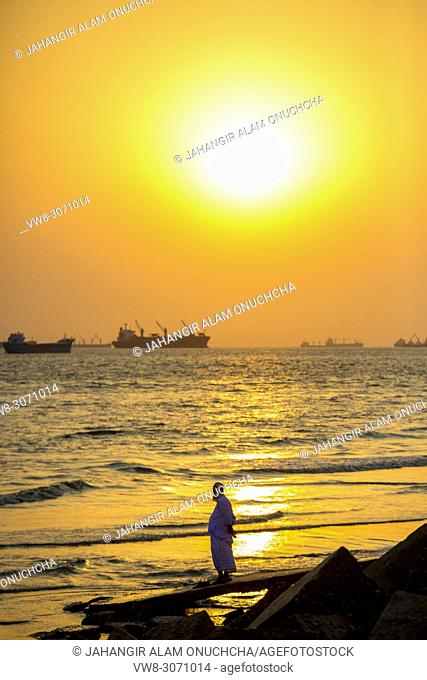 Patenga is a sea beach located 14 kilometres south of the port city of Chittagong, Bangladesh. It is near the mouth of the Karnaphuli River