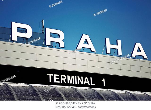 Terminal 1 - international airport in Prague