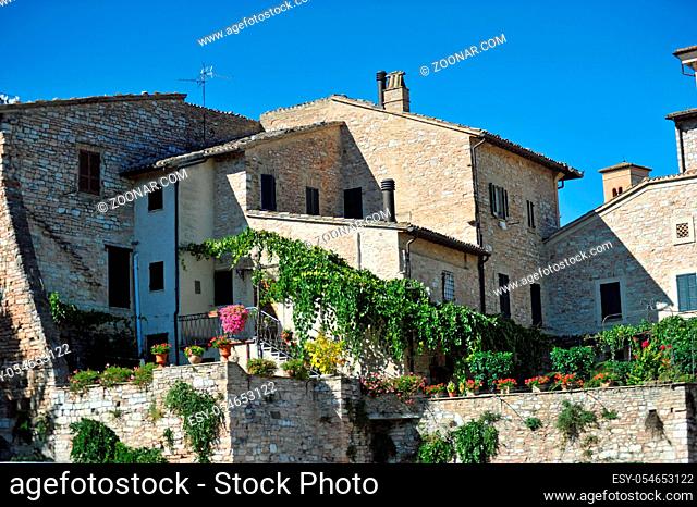 Spello, municipality in Umbria, Italy, medieval city, historic old town, Place in Umbria, winegrowing place in Italy, Umbria, Perugia, PG, Spellani