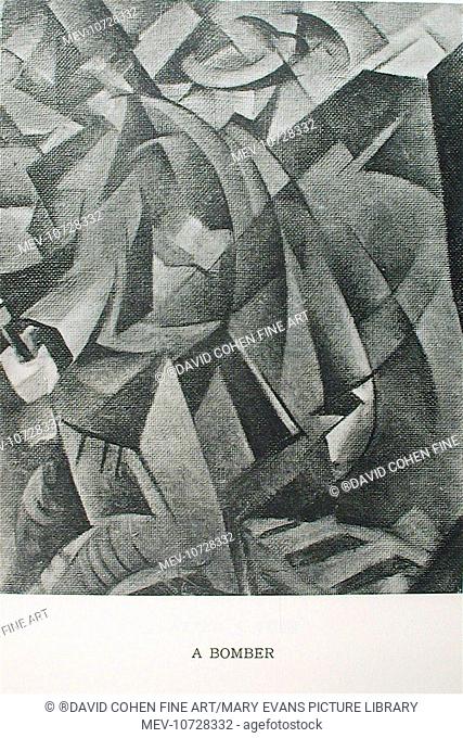 The Great War. Fourth Year - paintings by C. R. W. Nevinson with an Essay by J. E. Crawford Flitch. Signed copy, published by Grant Richards, 1918