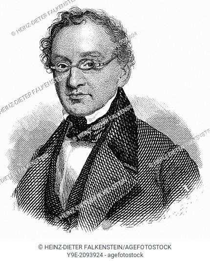Ignaz Franz Castell, 1781 - 1862, an Austrian dramatist,