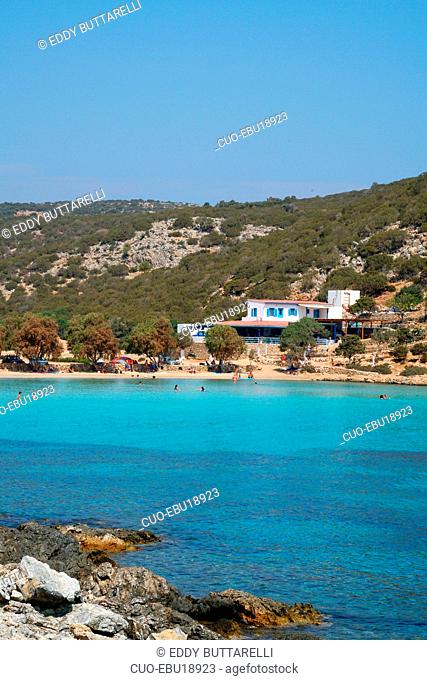 Platis Gialos bay, Lipsi island, Dodecanese, Greece, Europe