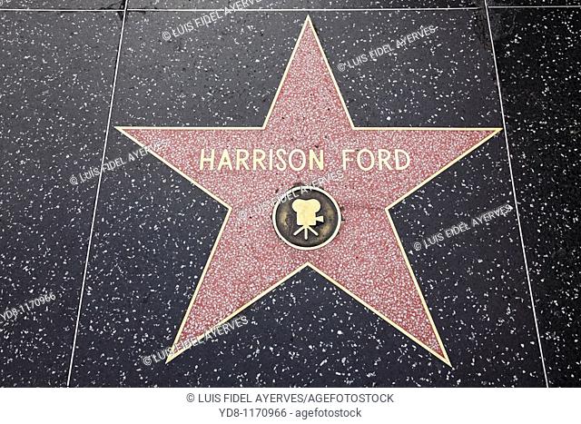 Harrison Ford Pass Fame, Hollywood, CA, USA