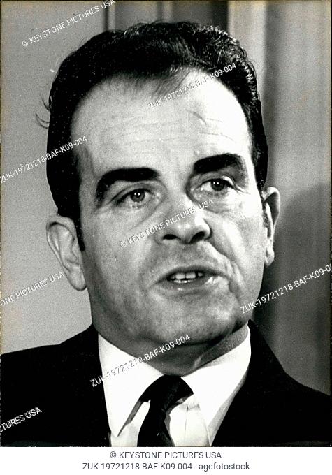 Dec. 18, 1972 - Here is a Georges Marchais, the new Secretary of the French Communist Party. (Credit Image: © Keystone Press Agency/Keystone USA via ZUMAPRESS