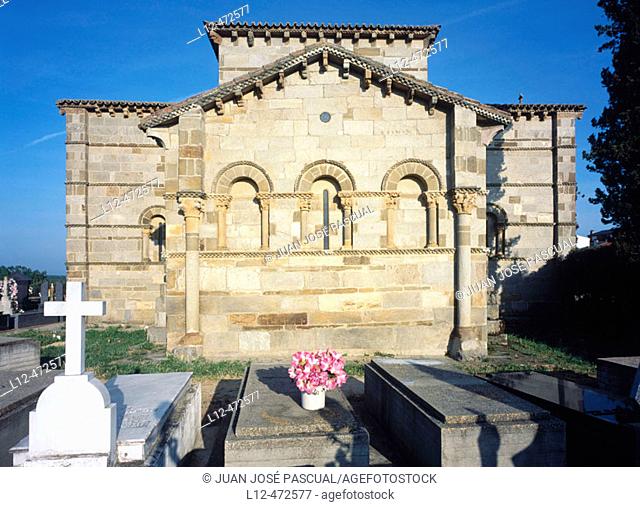 Romanesque church (12th century), Santa Marta de Tera, Zamora province, Castile-Leon, Spain