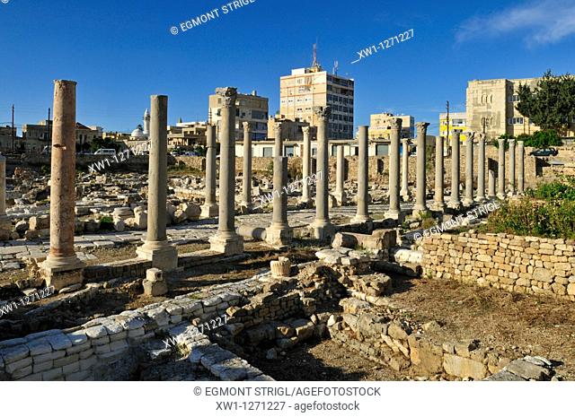 antique archeological site if Tyros, Tyre, Sour, Unesco World Heritage Site, Lebanon, Middle east, West Asia