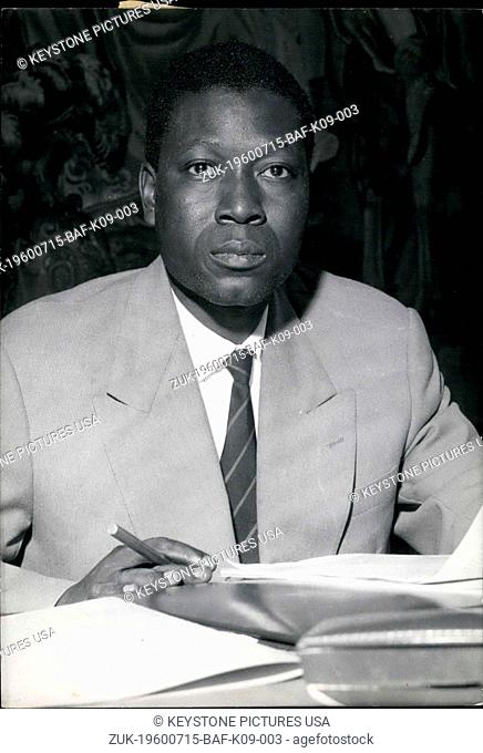 Jul. 15, 1960 - Mali's government just designated Mr. Abdoulaye Maiga as a representative of Mali in Paris. Maiga, who has just taken over his duties as a...