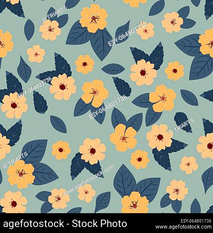 Abstract flower pattern background. Vector illustration. Abstract background