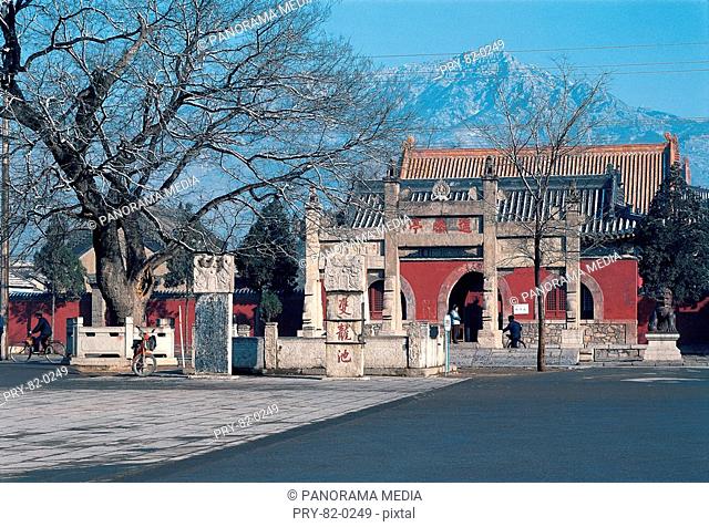 the Yaoshen Temple in Taian city, Shandong Province, China