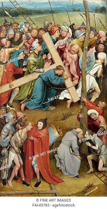 Christ Carrying the Cross by Bosch, Hieronymus (c. 1450-1516)/Oil on wood/Early Netherlandish Art/c. 1490/The Netherlands/Art History Museum, Vienne/57