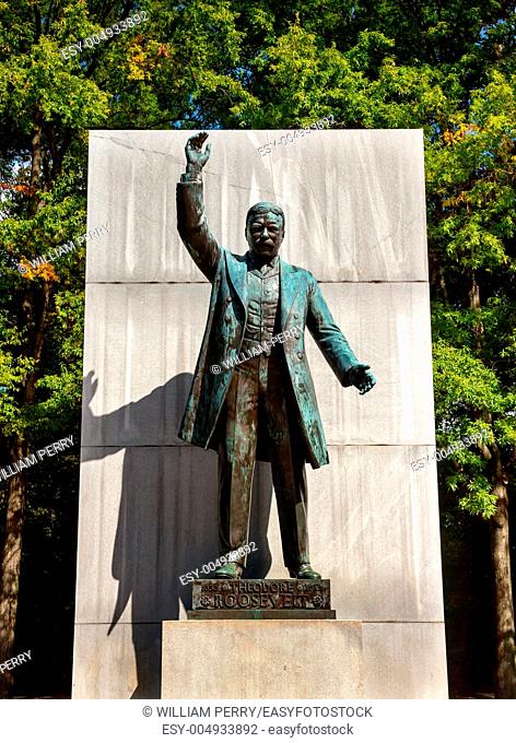 Theodore Roosevelt Statue Memorial Roosevelt Island Washington DC