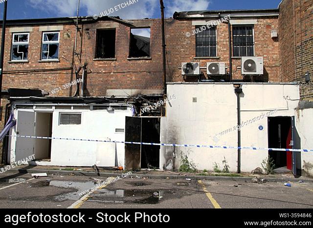 Damage caused by riot and looting in Tottenham, London, UK. August 2011