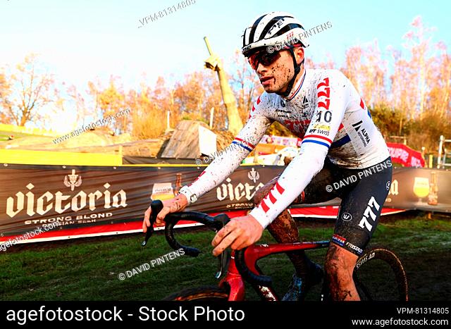 British Cameron Mason pictured in action during the men's race of the Superprestige Boom, stage 5/8 of the Superprestige cyclocross cycling competition