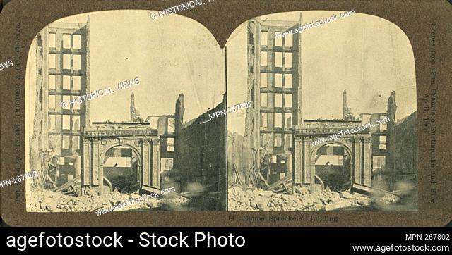Emma Spreckel's Building. Phillips, Tom M. (Photographer). Robert N. Dennis collection of stereoscopic views United States States California