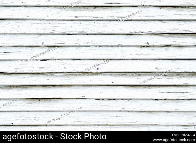 White rustic wood planks background. Overlapping construction