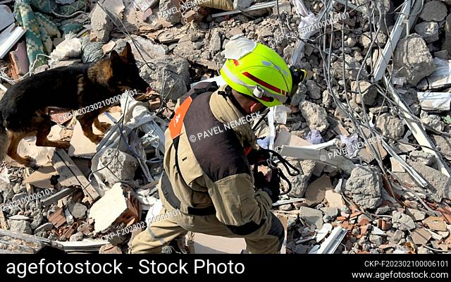 Czech rescuers extricated two survivors of the Monday February 6 and 7, 2023 earthquake from the debris in the Turkish town of Adiyaman this morning