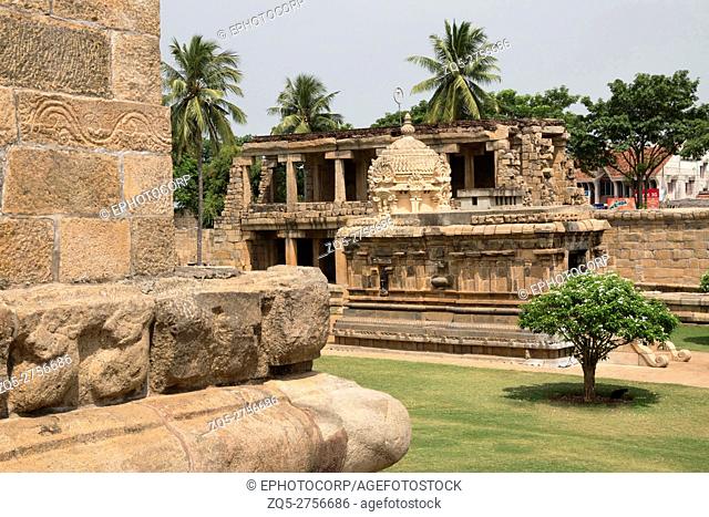 Mahishasuramardini or Durga shrine, Brihadisvara Temple complex, Gangaikondacholapuram, Tamil Nadu, India