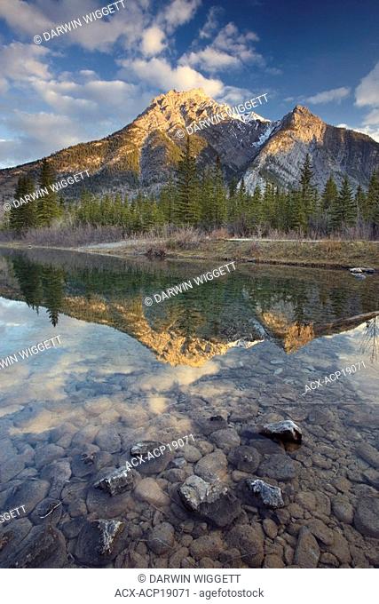 Mt. Lorette and Lorette Ponds, Kananaskis Country, Alberta, Canada