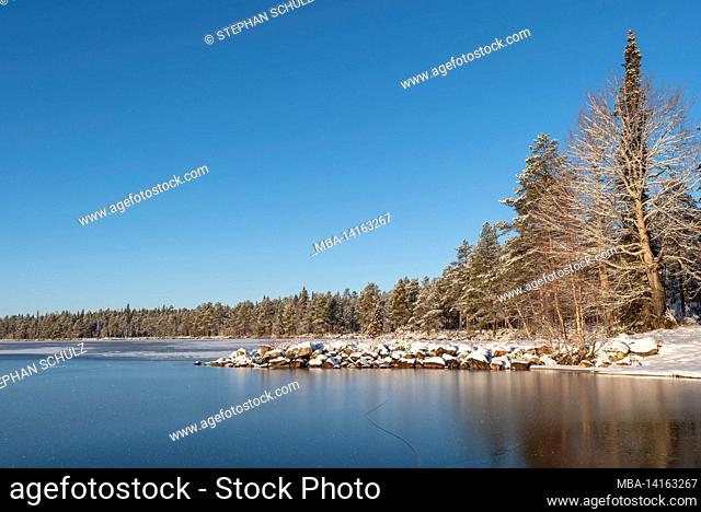jerisjärvi, pallas yllästunturi national park, muonio, lapland, finland