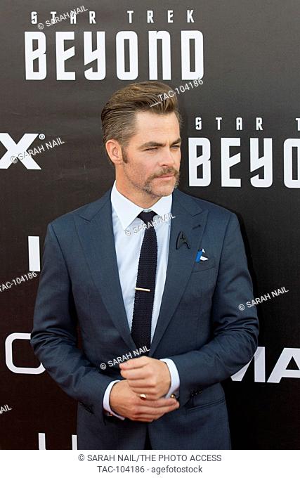 Chris Pine attends Star Trek Beyond World Premier during San Diego Comic Con at Embarcadero Marina Park on July 20, 2016 in San Diego, California