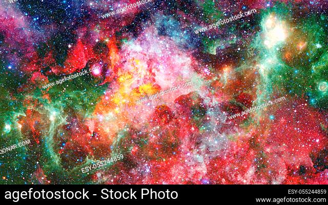 Composition of clouds suitable as a backdrop for the projects on universe, cosmos, astronomy and science. Elements of this image furnished by NASA