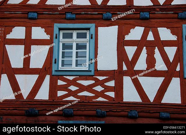 Half-timbered house in Neuburg