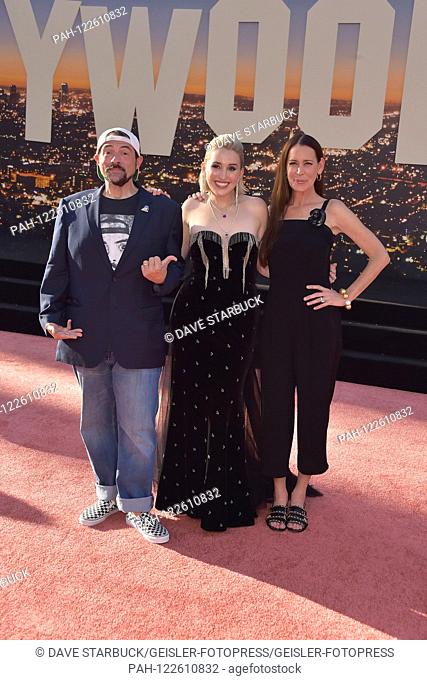Kevin Swithh with daughter Harley Quinn Swithh and wife Jennifer Schwalbach Swithh at the premiere of the feature film 'Once Upon a Time .