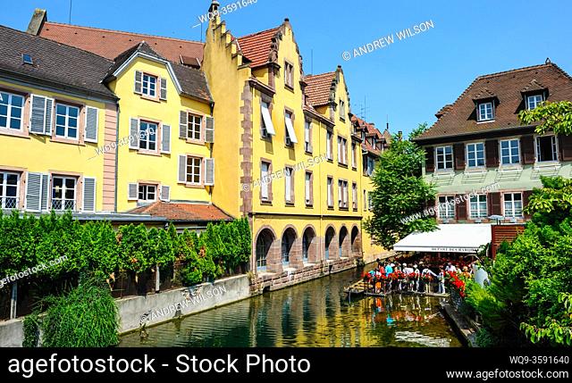 The area known as 'Little Venice' in Colmar, Alsace, France