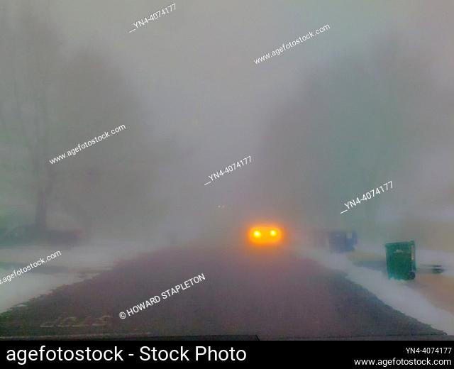 Fog in southern Oregon