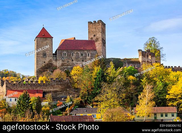 Castle Hardegg in Austria - travel and architecture background